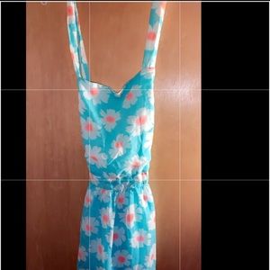 Rue 21 blue and floral dress
